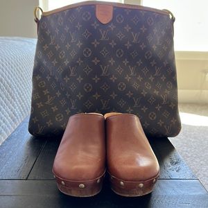 Cordani Brown Leather Mules